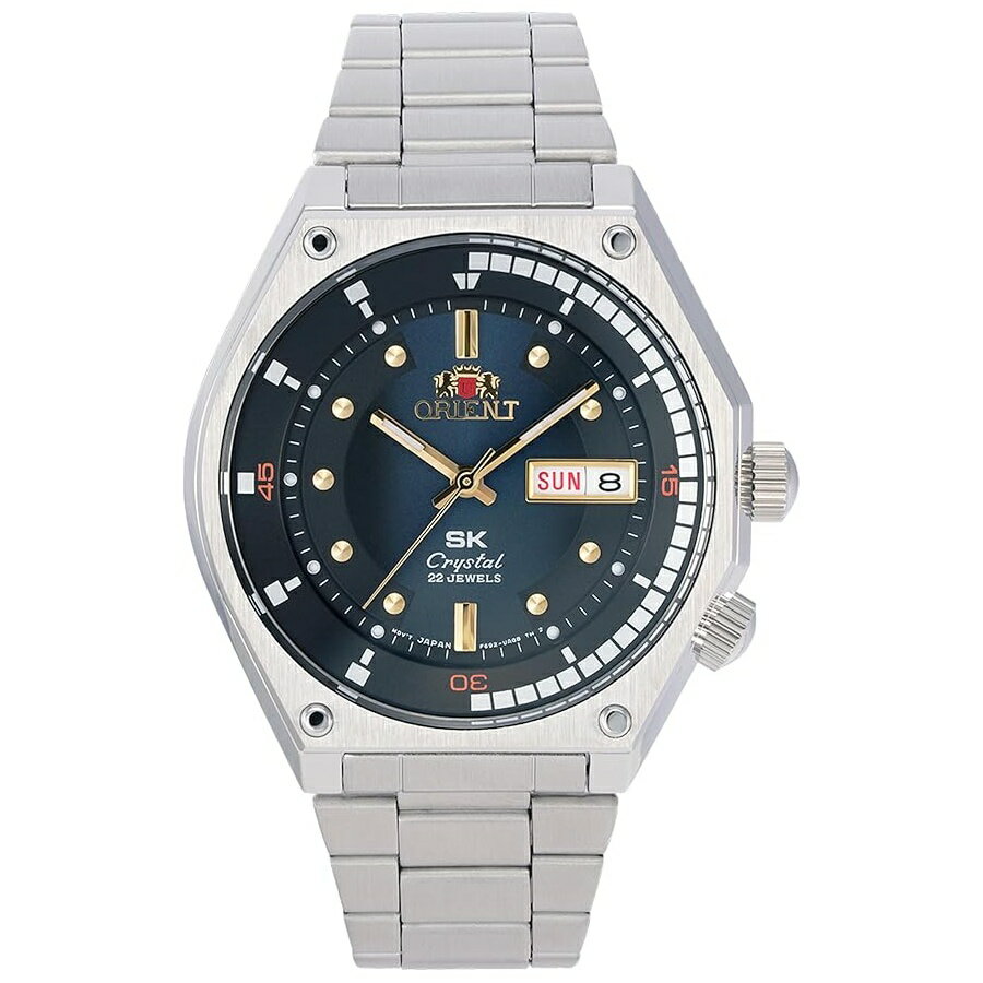 オリエント メンズ 'SK ダイバー レトロ' 日本製自動巻き 手巻きステンレススチール スポーツウォッチ Orient Men's 'SK Diver Retro' Japanese Automatic Hand Winding Stainless Steel Sports Watch