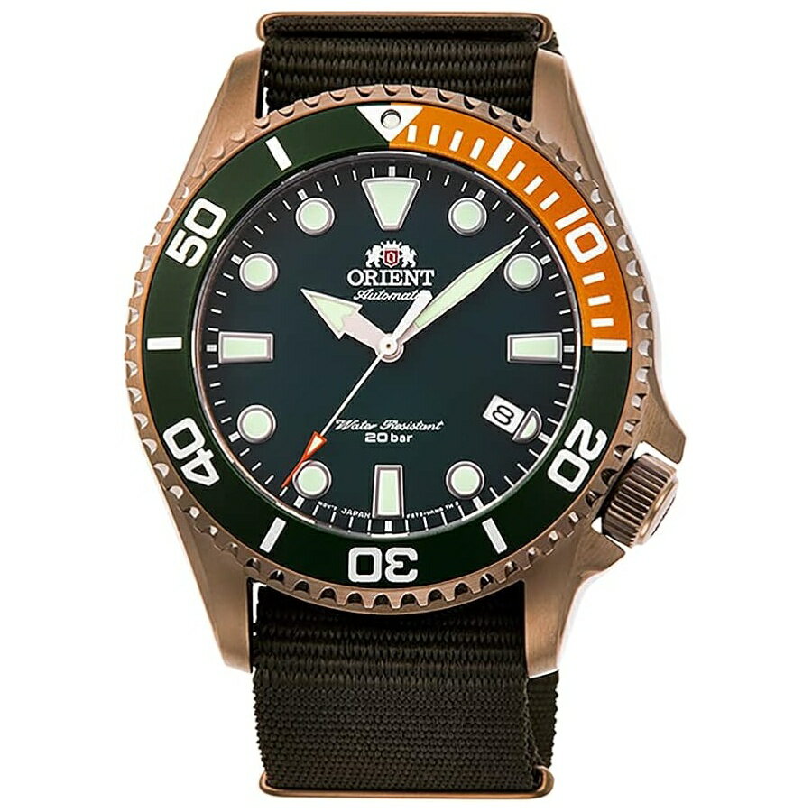 オリエント メンズ 日本製 自動巻き 手巻き 200M ダイバースタイルウォッチ RA-AC0K Orient Men's Japanese Automatic Hand Winding 200 M Diver Style Watch RA-AC0K