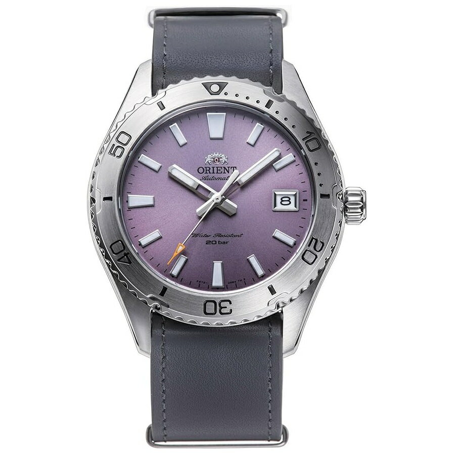 F, H, W - オリエント RA-AC0Q ダイバー 自動巻き 手巻き 40mm ダイバースタイルウォッチ サファイアクリスタル Orient RA-AC0Q Diver Automatic Hand-Winding 40mm Diver Style Watch Sapphire Crystal