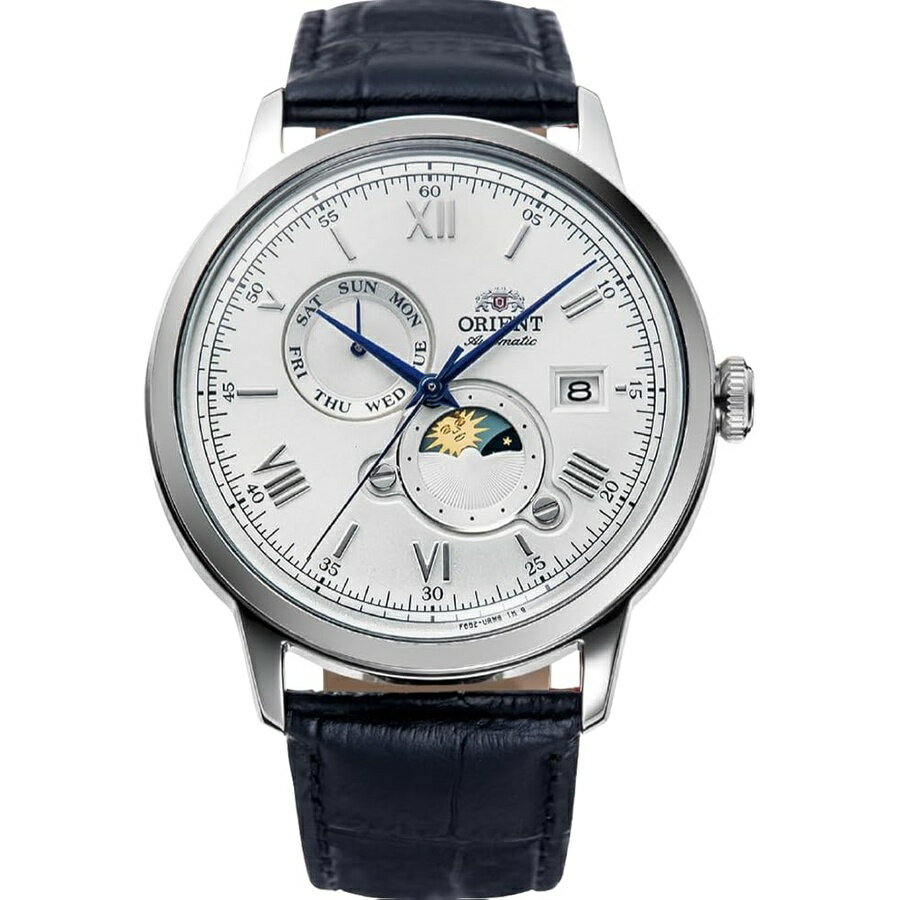钟表 - オリエント バンビーノ バージョン 9 ステンレススチール自動巻きドレスウォッチ ウィークリーカレンダー付き Orient Bambino Version 9 Stainless Steel Automatic Dress Watch with Weekly Calendar