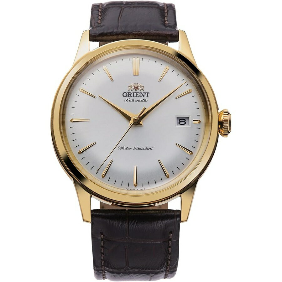他の オリエント はこちら Orient Bambino Version 7 Automatic Dress Watch Model: RA-AC0M01S30Bオリエント バンビーノ バージョン 7 自動巻きドレスウォッチ モデル: RA-AC0M01S30B発送までの目安5〜15日　営業日以内に発送※12月、連休等は物流が混雑し、遅延する場合がございます。予めご了承ください。 商　品　情　報 メーカー Seiko Epson 商品名（英語） Orient Bambino Version 7 Automatic Dress Watch Model: RA-AC0M01S30B 商品名（翻訳） オリエント バンビーノ バージョン 7 自動巻きドレスウォッチ モデル: RA-AC0M01S30B 商品詳細 ・オリエント F6724 自動巻き、手巻き、ハッキング ムーブメントを搭載・ケース直径 38.4 mm・ラグ幅 20 mm・ドーム型ミネラルクリスタル・30 メートル防水 ※メーカーより頂いた商品説明を翻訳しております。翻訳による差異はご了承ください。 ◆ 様々なギフトシーンにぴったりの商品を豊富に取り揃えております ◆ プレゼント　ギフト　クリスマス　母の日　父の日　記念日　誕生日　お誕生日　誕生日プレゼント　敬老の日　記念品　結婚記念日　メモリアルギフト　お祝い　出産祝い　結婚式　結婚祝い　御祝　披露宴　引き出物　引出物　ウェディングギフト　ブライダルギフト　景品　賞品　コンペ景品　ゴルフコンペ　粗品　お中元　御中元　お歳暮　御歳暮　残暑見舞い　引越し　引っ越し祝い　引越し祝い　贈答品　入園祝い　入学祝い　卒業祝い　成人式　就職祝い　昇進祝い　定年退職記念　還暦祝い　卒業記念品　内祝　お返し　お礼　御礼　お祝い返し