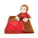 ̃W[W T  uPbg Zbg ʂ NbV ObY Animal Adventure | Cuddle Bundles | Curious George | Super-Soft Machine Washable Blankie & Plush Toy Brown, 11 inches