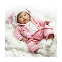 p_CXM[Y xr[h[ Ԃ l` ւ A { ܂܂  Paradise Galleries Lifelike Baby Doll, Cuddle Bear Bella, 21 inch Reborn Girl in Gentletouch Vinyl & Weighted Cloth Body, 6-Piece Set