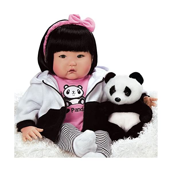 p_CXM[Y xr[h[ Ԃ l` ւ A { ܂܂  Paradise Galleries Asian Reborn Baby Doll, 20 Inch Realistic Girl Doll Bamboo Crafted in Gentletouch Vinyl & Weighted Body, 7-Piece Gift Set