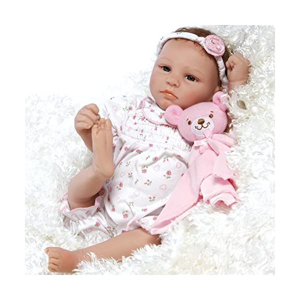 パラダイスギャラリーズ ベビードール 赤ちゃん 人形 着せ替え リアル 本物そっくり おままごと おもちゃ Paradise Galleries Lifelike Baby Doll, Bundle of Joy, 17.5 inch Reborn Girl in Gentletouch Vinyl & Weighted Cloth Body, 5-Piece Set
