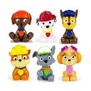 パウパトロール おもちゃ グッズ レスキュー 知育玩具 映画 チェイス マーシャル スカイ ラブル ロッキー ズーマ フィギュア 6体セット Kids Paw ...