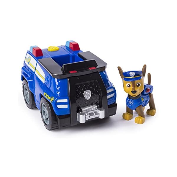 パウパトロール おもちゃ グッズ レスキュー 知育玩具 映画 チェイス パトカー ポリスカー Paw Patrol Chase’s Transforming Police Cruiser with Flip-open Megaphone, for Ages 3 and Up