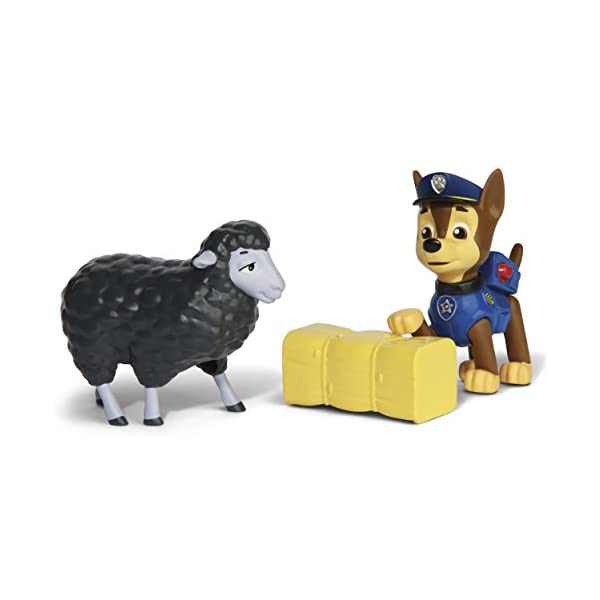 パウパトロール おもちゃ グッズ レスキュー 知育玩具 映画 チェイス マーリー ヒツジ フィギュア Paw Patrol, Chase and Marley Rescue Set