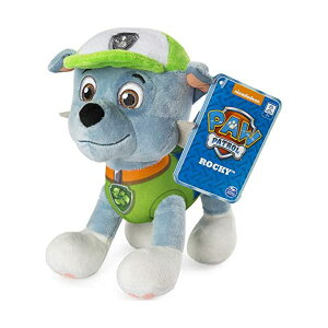 パウパトロール ぬいぐるみ ロッキー おもちゃ グッズ レスキュー 知育玩具 映画 Paw Patrol 8” Rocky Plush Toy, Standing Plush with Stitched Detailing