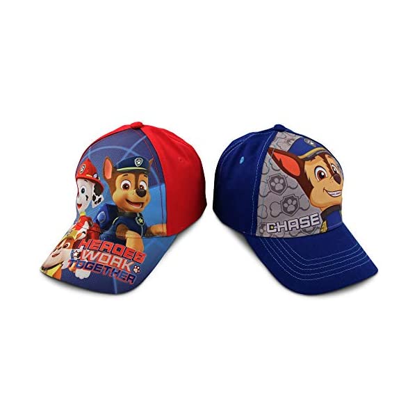 パウパトロール 帽子 キャップ キッズ 子供 2〜4歳(目安) Kids Baseball Cap for Boys Ages 2-4, Paw Patrol Pack of 2 Little Kids and Toddler Baseball Hat