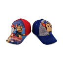 パウパトロール 帽子 キャップ キッズ 子供 4〜7歳(目安) Kids Baseball Cap for Boys Ages 4-7, Paw Patrol Pack of 2 Little Kids and Toddler Baseball Hat