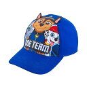 パウパトロール 帽子 キャップ キッズ 子供 Nickelodeon Toddler Boys Paw Patrol Character Cotton Baseball Cap, Age 2-5 Blue, Medium