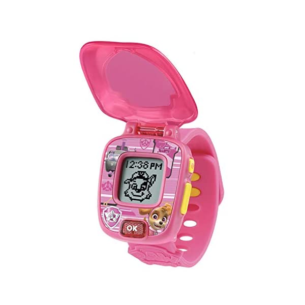 楽天i-selectionパウパトロール スカイ ラーニングウォッチ 腕時計 キッズ 子供用 英語 知育玩具 VTech PAW Patrol Skye Learning Watch, Pink