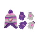 パウパトロール スカイ エベレスト ニット帽 帽子 キットキャップ 手袋 グローブ 防寒 キッズ 子供 Nickelodeon Paw Patrol Girls Winter Hat and 2 Pair Mittens or Gloves (Age 2-7)