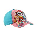 パトロール 帽子 キャップ キッズ 子供 Nickelodeon Toddler Hat, Paw Patrol Kids Baseball Cap for Girls Ages, Blue/Pink, Age 2-4