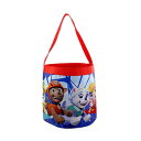 パウパトロール バスケットケース バッグ 鞄 かばん トラベル キッズ 子供 Paw Patrol Boys Girls Collapsible Nylon Gift Basket Bucket Toy Storage Tote Bag (One Size, Blue/Red)