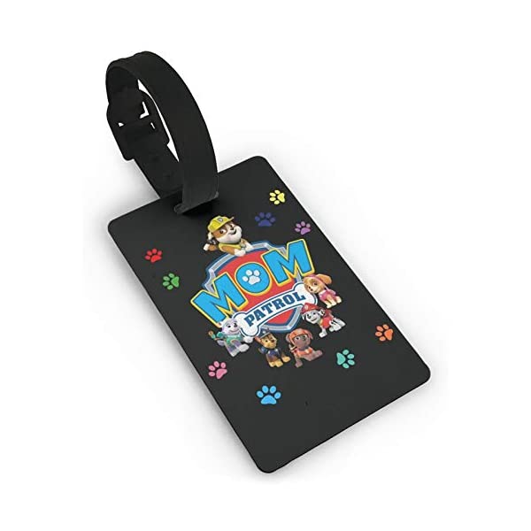 パウパトロール ネームタグ バッグ用 グッズ キッズ 子供 Djkjpds Paw Patrol Silicone Luggage Tag with Name Id Card, Perfect for Quick Luggage Discovery