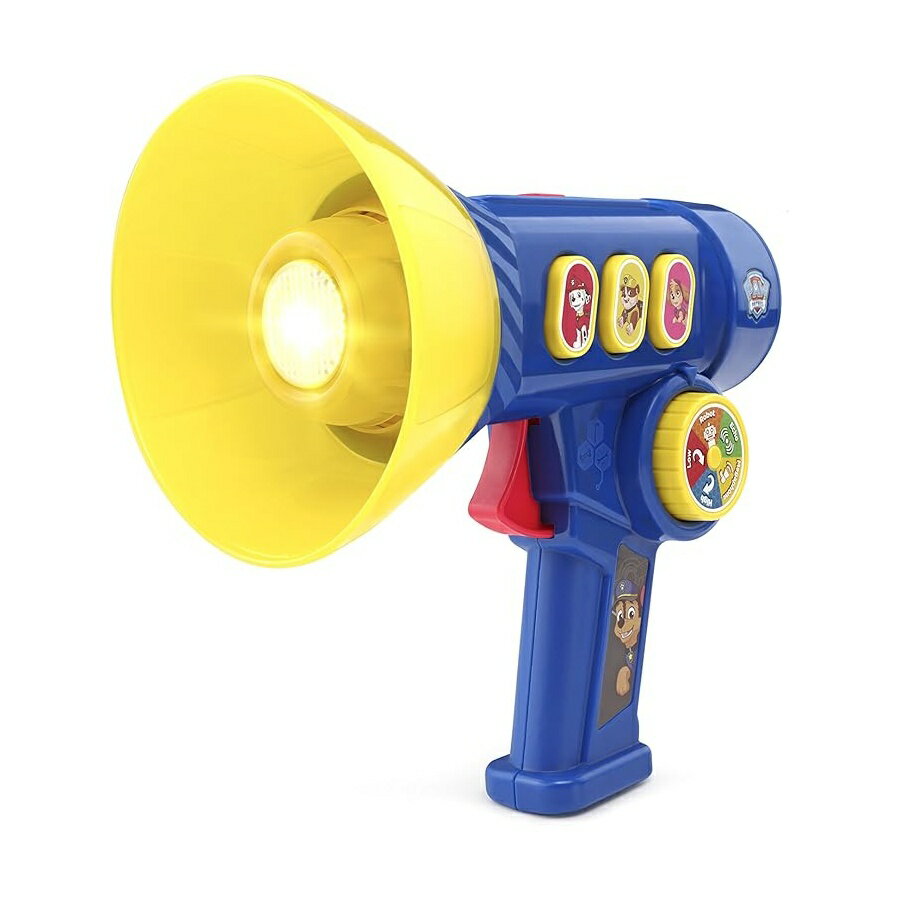 Rakuten - パウパトロール おもちゃ グッズ 知育玩具 プレゼント VTech PAW Patrol メガホン ミッション ボイスチェンジャー ブルー VTech PAW Patrol Megaphone Mission Voice Changer, Blue
