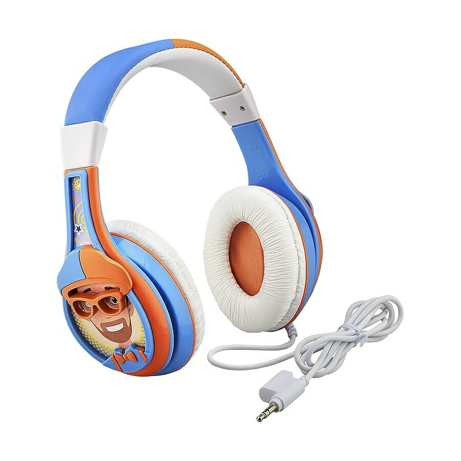 ブリッピー おもちゃ グッズ 知育玩具 プレゼント Blippi キッズヘッドフォン 3.5mm オーディオジャック付き 学校 自宅 旅行用の有線ヘッドフォン 子供用 Blippi Kids Headphones with 3.5mm Audio Jack, Wired Headphones for School, Home or Travel (Blippi)