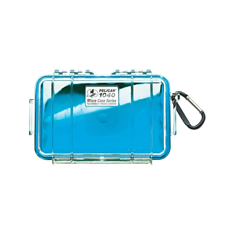 Rakuten - ペリカン 1040 マイクロケース (ブルー/クリア) Pelican 1040 Micro Case (Blue/Clear)
