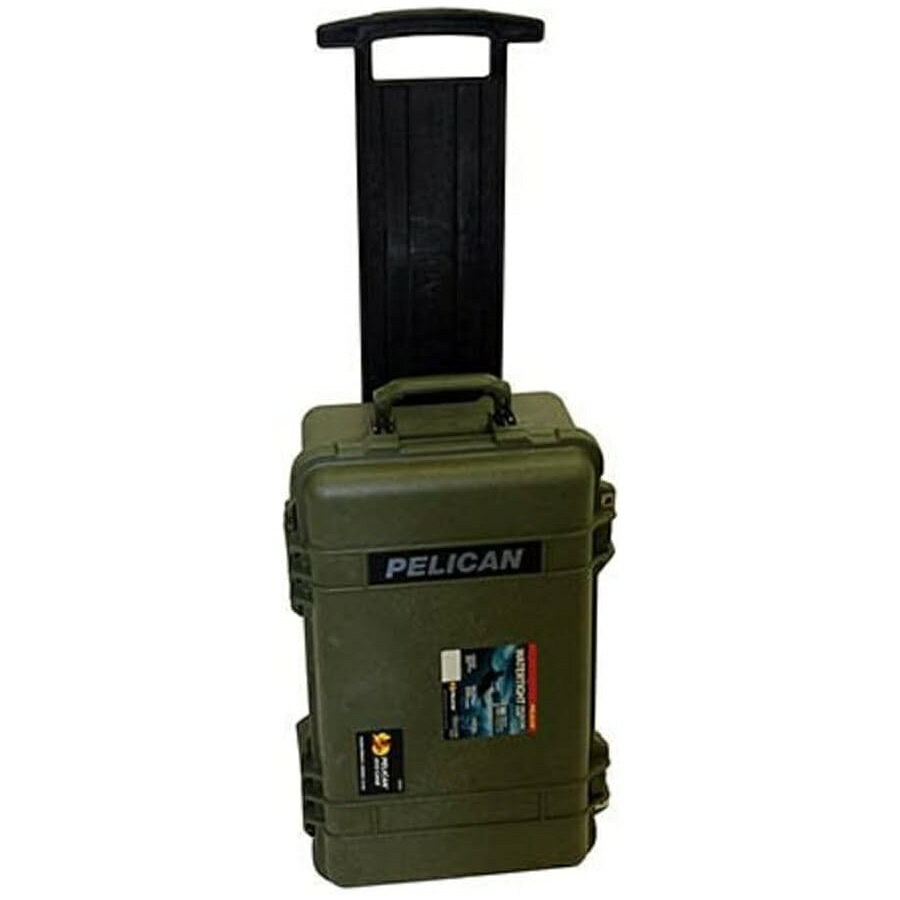 Rakuten - ペリカン 1510-001-130 プロテクター キャリーオン ケース OD グリーン フォームなし Pelican 1510-001-130 Protector Carry-On Case OD Green w/No Foam