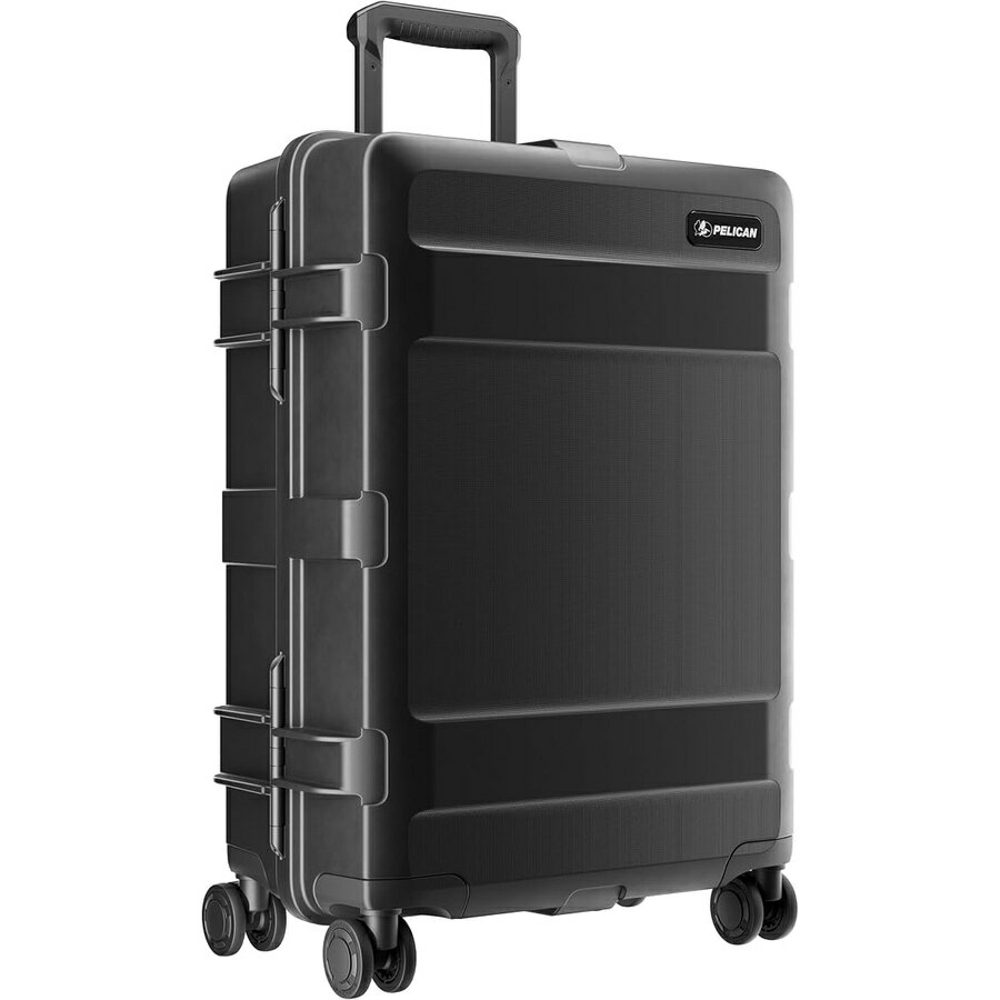 ペリカン ATX 荷物ハードケース 荷物ホイール付き 防水ハードシェル M サイズ (25 インチ) チェックイン スーツケース (ブラック) Pelican ATX Luggage Hard Case Luggage with Wheels Waterproof Hardshell Medium Size (25 Inch) Check-In Suitcase (Black)