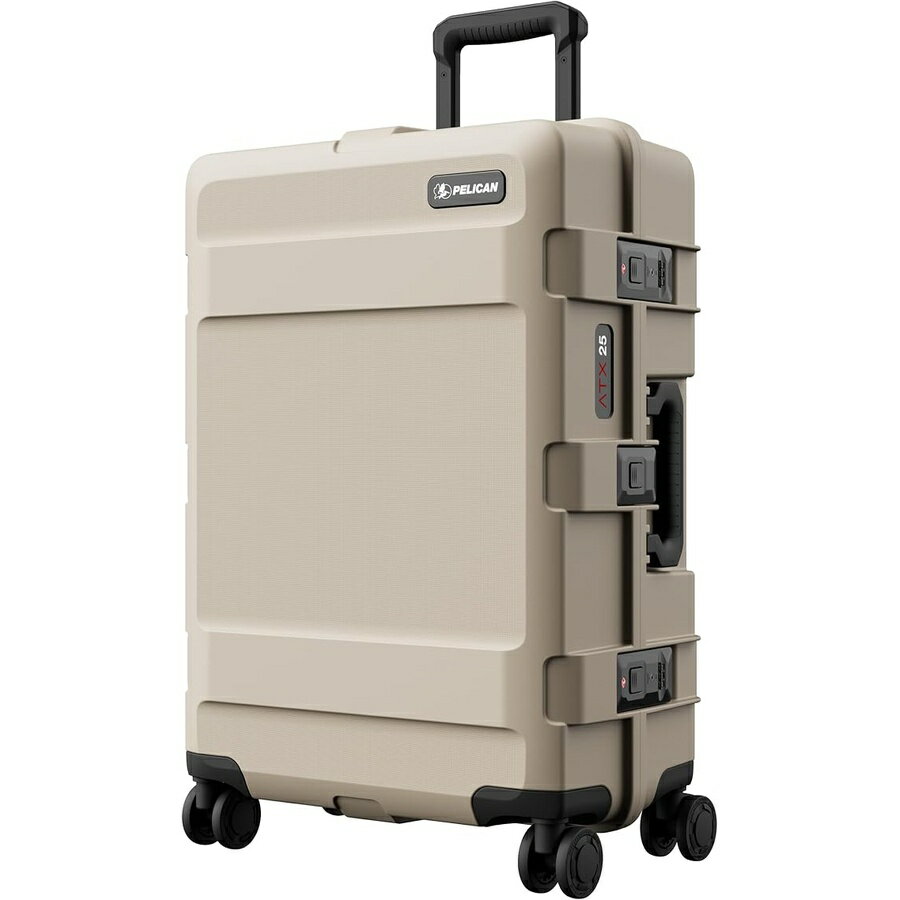 Rakuten - ペリカン ATX 荷物ハードケース 荷物ホイール付き 防水ハードシェル M サイズ (25 インチ) チェックイン スーツケース (ブラック) Pelican ATX Luggage Hard Case Luggage with Wheels Waterproof Hardshell Medium Size (25 Inch) Check-In Suitcase (Black)