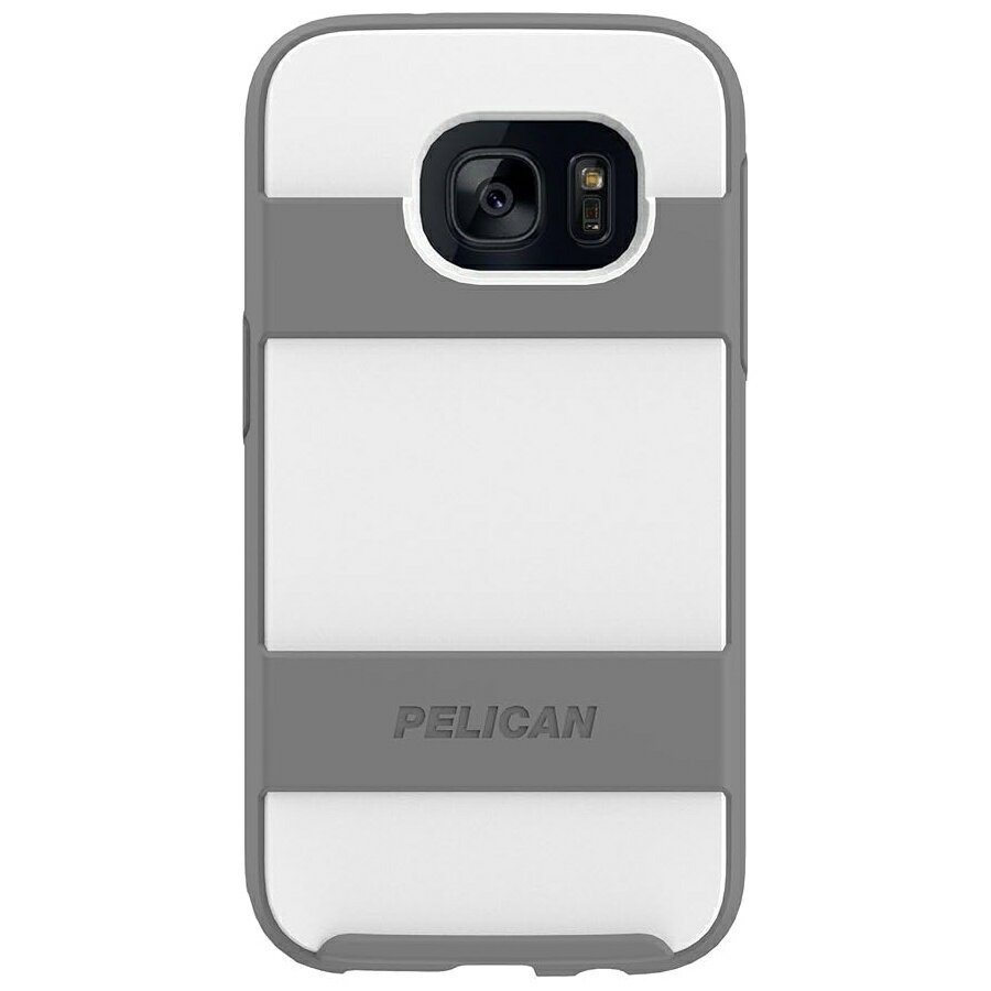 乐天商城 - Pelican ペリカン Voyager Samsung Galaxy S7 スマホケース (ホワイト/グレー) Pelican Voyager Samsung Galaxy S7 Phone Case (White/Gray)