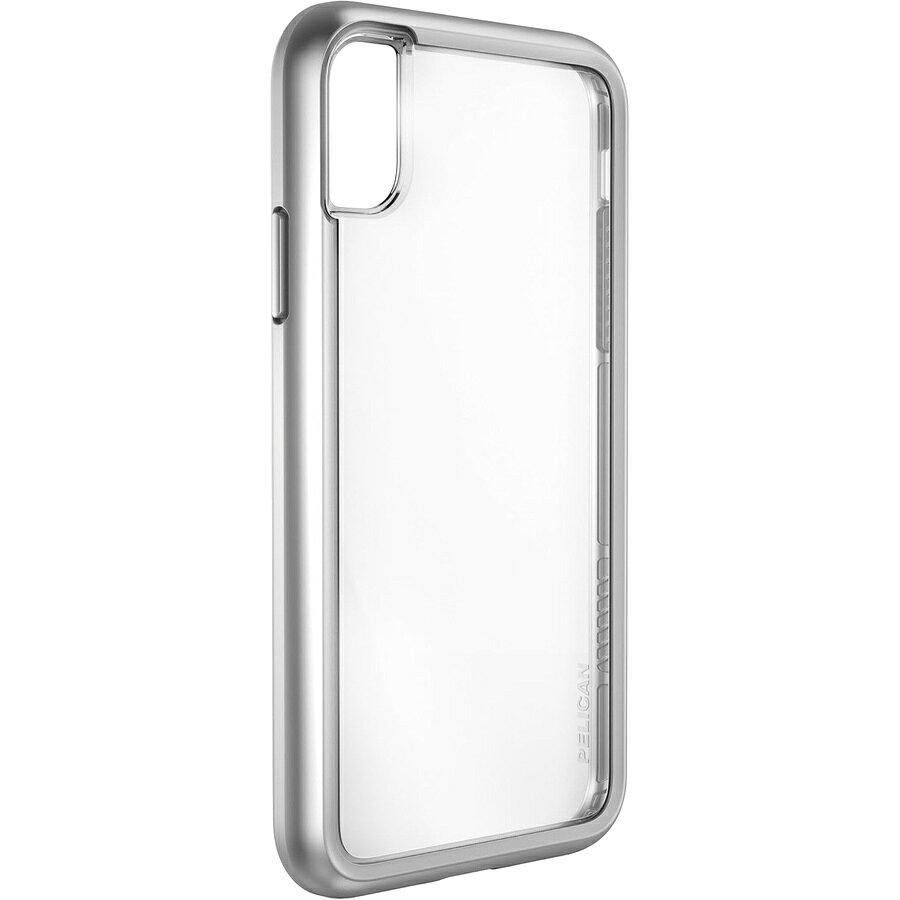 i-selectionのペリカン アドベンチャーフォンケース iPhone X用 (クリア/メタリックシルバー) Pelican Adventurer Phone Case for iPhone X (Clear/Metallic Silver)｜アングル3