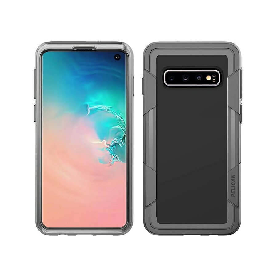 Pelican Voyager ペリカン スマホケース Samsung Galaxy S10+ 用 (クリア/グレー) Pelican Voyager Phone Case for Samsung Galaxy S10+ (Clear/Gray)