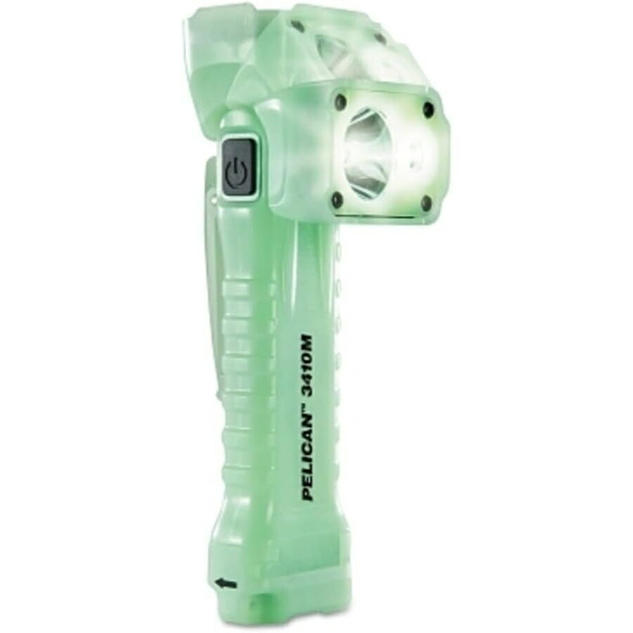 Accessories - ペリカン 3410 直角 LED 懐中電灯 マグネットクリップ付き (フォト発光体) Pelican 3410 Right Angle LED Flashlight with Magnetic Clip (Photo Luminescent Body)