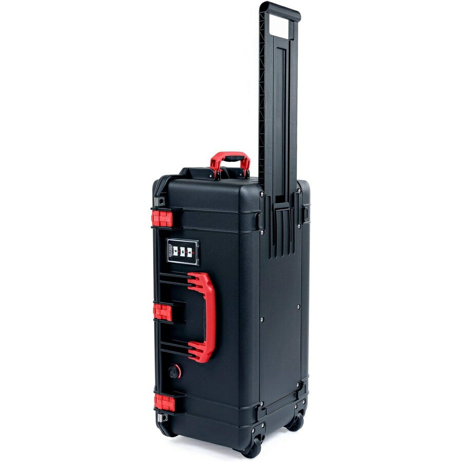 樂天商城 - ペリカン ブラック & レッド 1606 ケース ホイール付き 空になります Pelican Black & Red 1606 case, with Wheels. Comes Empty.