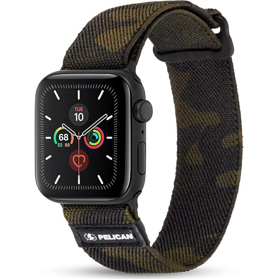 Case-Mate ペリカン Protector Series Watch Band for Apple Watch Series 1/2/3/4/5-38-40mm Camo Green (PP043404) Case-Mate Pelican Protector Series Watch Band for Apple Watch Series 1/2/3/4/5-38-40mm Camo Green (PP043404)