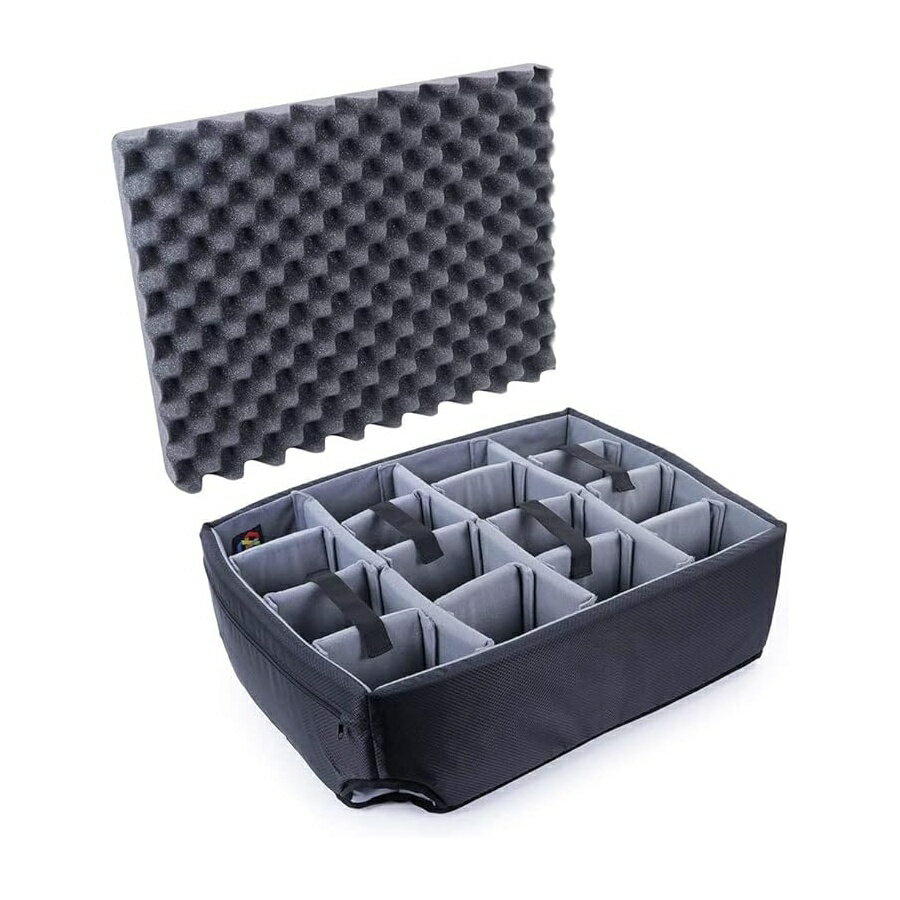 Rakuten - WSLHFEO グレー ColorCase Pelican 1560 ケース LL にフィットするパッド入りディバイダー WSLHFEO Grey ColorCase Padded dividers to fit The Pelican 1560 case lL