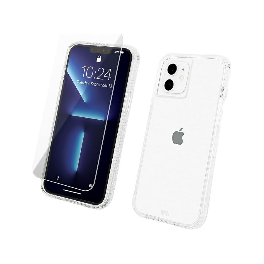 乐天商城 - ペリカン 保護パック iPhone 12 Mini (5G) 用タフケース & スクリーンプロテクター 10 フィート落下保護 5.4 インチ クリア Pelican PROTECTION PACK TOUGH Case & Screen Protector for iPhone 12 Mini (5G) 10 ft Drop Protection 5.4 Inch Clear