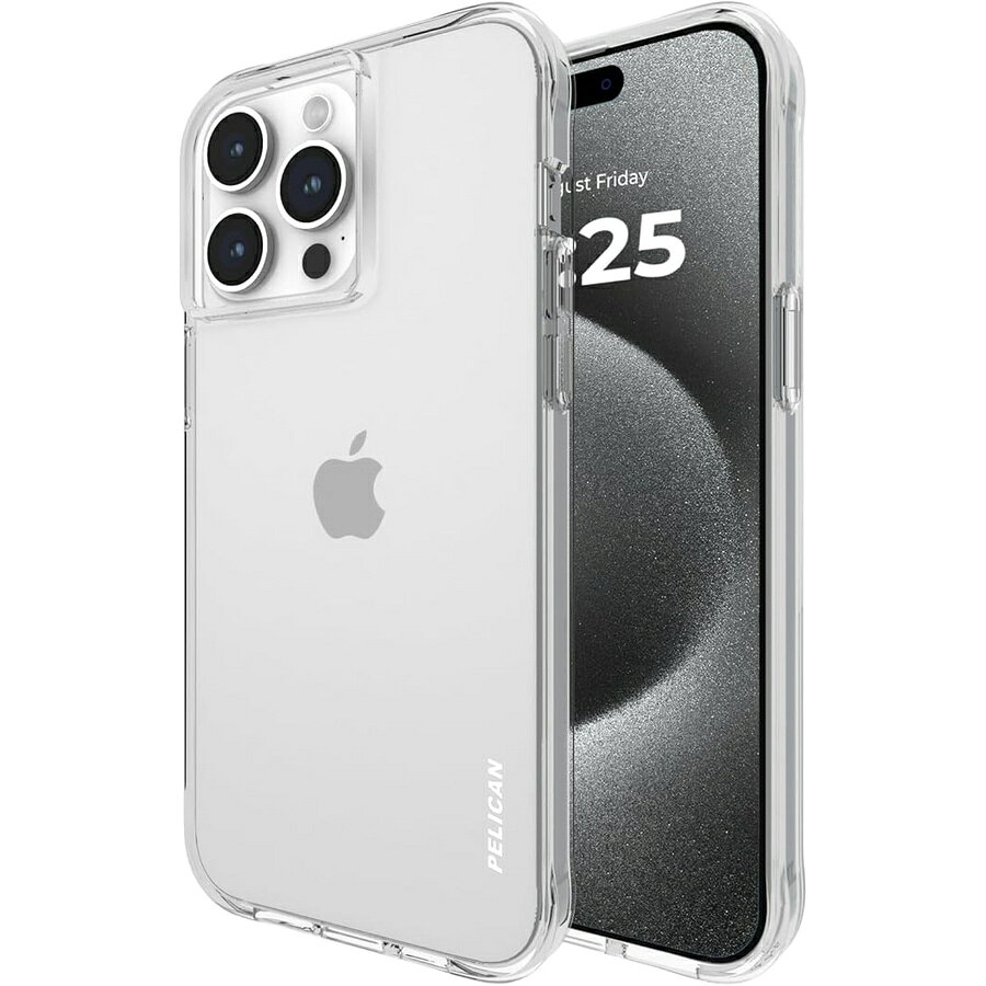 他の ペリカン はこちら Pelican Ranger Series - iPhone 15 Pro Max Case 6.7" [Wireless Charging Compatible] [Anti-Yellow] Protective Phone Case with Anti-Scratch Tech [12ft MIL-Grade Drop Protection] 15 Pro Max Cover - ClearPelican Ranger シリーズ - iPhone 15 Pro Max ケース 6.7 インチ [ワイヤレス充電対応] [アンチイエロー] 傷防止技術付き保護スマホケース [12 フィート MIL グレードの落下保護] 15 Pro Max カバー - クリア発送までの目安5〜15日　営業日以内に発送※12月、連休等は物流が混雑し、遅延する場合がございます。予めご了承ください。 商　品　情　報 メーカー Case-Mate 商品名（英語） Pelican Ranger Series - iPhone 15 Pro Max Case 6.7" [Wireless Charging Compatible] [Anti-Yellow] Protective Phone Case with Anti-Scratch Tech [12ft MIL-Grade Drop Protection] 15 Pro Max Cover - Clear 商品名（翻訳） Pelican Ranger シリーズ - iPhone 15 Pro Max ケース 6.7 インチ [ワイヤレス充電対応] [アンチイエロー] 傷防止技術付き保護スマホケース [12 フィート MIL グレードの落下保護] 15 Pro Max カバー - クリア 商品詳細 ・レンジャーシリーズ：iPhone 15 Pro Max用の非常に洗練されたデザインのクリスタルクリアなペリカンケースは、デバイスの機能を維持しながら、衝撃時に携帯電話からの衝撃を吸収して逸らすための究極の保護機能を備えています。傷防止＆黄ばみ防止コーティングにより、ケースがより長く新品のように見え、前面と背面の両方の盛り上がったエッジがカメラと画面を保護します・12フィートの軍用グレードの落下保護：このiPhone 15 Pro Max用レンジャーシリーズケースは、プレミアム衝撃吸収リッジ、剛性の高いバックパネル、クッション性のあるコーナーで巧みに作られており、最大12フィートの偶発的な落下から携帯電話を守り、妥協することなく360度強化された防御を実現します。デバイスの機能。硬質な外側シェルと柔らかい内側層の組み合わせにより、軍用規格（MIL-STD-810G）の二重層保護を実現・リサイクル素材：標準認証された持続可能なリサイクル素材で作られており、限られた資源の消費を削減し、温室効果ガスの排出を削減しながら、世界の前向きな変化に貢献します。コーティングが組み込まれた高品質で最先端の標準素材により、ケースの外装を??日常の乱暴な使用から保護し、より長く輝きを保ちます・ワイヤレス充電対応：利便性と速度を向上させたワイヤレス充電を実現するシームレスなデザインで作られており、あらゆる種類の電話信号に影響を与えません。正確なレーザーカットアウトにより、すべてのボタン、ポート、スピーカーに完璧にフィットし、電話機能に完全にアクセスできます・パッケージ内容: Pelican iPhone 15 Pro Max ケース - レンジャーシリーズ クリア 1 ユニット (新しい Apple iPhone 15 Pro Max 6.7 インチ 2023 にのみ適合)。永久保証 ※メーカーより頂いた商品説明を翻訳しております。翻訳による差異はご了承ください。 ◆ 様々なギフトシーンにぴったりの商品を豊富に取り揃えております ◆ プレゼント　ギフト　クリスマス　母の日　父の日　記念日　誕生日　お誕生日　誕生日プレゼント　敬老の日　記念品　結婚記念日　メモリアルギフト　お祝い　出産祝い　結婚式　結婚祝い　御祝　披露宴　引き出物　引出物　ウェディングギフト　ブライダルギフト　景品　賞品　コンペ景品　ゴルフコンペ　粗品　お中元　御中元　お歳暮　御歳暮　残暑見舞い　引越し　引っ越し祝い　引越し祝い　贈答品　入園祝い　入学祝い　卒業祝い　成人式　就職祝い　昇進祝い　定年退職記念　還暦祝い　卒業記念品　内祝　お返し　お礼　御礼　お祝い返し