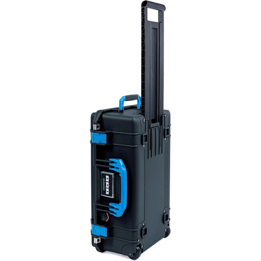 ペリカン エア 1535 ブラック 機内持ち込みケース ブルーのハンドルとラッチ Black Pelican Air 1535 Carry-on Case Comes empty Blue Handles & Latches キャリーケース 3