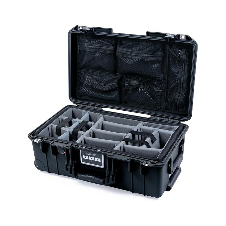 他の ペリカン はこちら Black Pelican Air 1535 Carry-on Case - With Grey Padded Dividers & Mesh Lid Organizer - Black Handles & TSA Locking Latches.ブラック Pelican Air 1535 機内持ち込みケース - グレーのパッド入りディバイダーとメッシュ蓋オーガナイザー付き - ブラックのハンドルと TSA ロック ラッチ。発送までの目安5〜15日　営業日以内に発送※12月、連休等は物流が混雑し、遅延する場合がございます。予めご了承ください。 商　品　情　報 メーカー Pelican x ColorCase 商品名（英語） Black Pelican Air 1535 Carry-on Case - With Grey Padded Dividers & Mesh Lid Organizer - Black Handles & TSA Locking Latches. 商品名（翻訳） ブラック Pelican Air 1535 機内持ち込みケース - グレーのパッド入りディバイダーとメッシュ蓋オーガナイザー付き - ブラックのハンドルと TSA ロック ラッチ。 商品詳細 ・ブラックのペリカン 1535 エア ケース、ブラックのハンドルと TSA ロック ラッチが付属します。・グレーのパッド入りディバイダーとメッシュ蓋オーガナイザーが付属します。・付属品: メッシュ蓋オーガナイザー、プラスチックの裏地が付いたメッシュ ジッパー ポケット 5 つ、ネジ 6 本が付属します。・付属品: グレーのマイクロファイバー パッド入りディバイダー セット内容: 複雑な蓋フォーム 1 個、ベース フィル フォーム 2 個、深さ 5 インチの調節可能な周囲枠3/4 インチのサイドとボトムのパッド、9.5 インチのヒンジ付きディバイダー 2 つ、長さ 5.5 インチのディバイダー 9 つ、長さ 2.5 インチのディバイダー 3 つ、長さ 6 インチの伸縮性ベルクロストラップ 4 つ付き。・空の 1535 Air ケースの内寸: 20.39 インチ x 11.20 インチ x 7.21 インチ (ディバイダーにより使用可能なスペースが減少します)。・格納式の付属品。延長トロリーハンドルと静かに転がるステンレススチールベアリングホイール。・ケースはペリカン社の卓越性保証と限定生涯保証の対象です。 ※メーカーより頂いた商品説明を翻訳しております。翻訳による差異はご了承ください。 ◆ 様々なギフトシーンにぴったりの商品を豊富に取り揃えております ◆ プレゼント　ギフト　クリスマス　母の日　父の日　記念日　誕生日　お誕生日　誕生日プレゼント　敬老の日　記念品　結婚記念日　メモリアルギフト　お祝い　出産祝い　結婚式　結婚祝い　御祝　披露宴　引き出物　引出物　ウェディングギフト　ブライダルギフト　景品　賞品　コンペ景品　ゴルフコンペ　粗品　お中元　御中元　お歳暮　御歳暮　残暑見舞い　引越し　引っ越し祝い　引越し祝い　贈答品　入園祝い　入学祝い　卒業祝い　成人式　就職祝い　昇進祝い　定年退職記念　還暦祝い　卒業記念品　内祝　お返し　お礼　御礼　お祝い返し