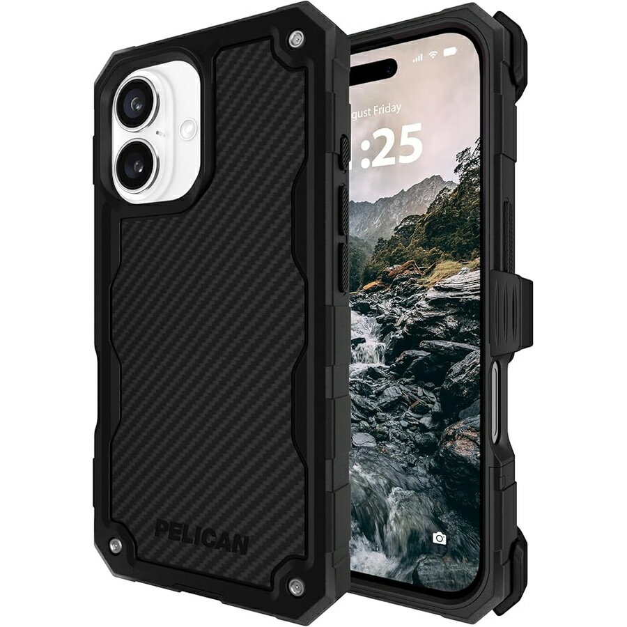 他の ペリカン はこちら Pelican Shield iPhone 16 Case [Compatible with MagSafe] Rugged Phone Case w/ 21ft Military-Grade Drop Protection - Heavy Duty Phone Cover w/Belt Clip Holster for iPhone 16 - CarbonPelican Shield iPhone 16 ケース [MagSafe 対応] 頑丈なスマホケース 21 フィート軍事グレードの落下保護付き - 高耐久電話カバー iPhone 16 用ベルトクリップホルスター付き - カーボン発送までの目安5〜15日　営業日以内に発送※12月、連休等は物流が混雑し、遅延する場合がございます。予めご了承ください。 商　品　情　報 メーカー Case-Mate 商品名（英語） Pelican Shield iPhone 16 Case [Compatible with MagSafe] Rugged Phone Case w/ 21ft Military-Grade Drop Protection - Heavy Duty Phone Cover w/Belt Clip Holster for iPhone 16 - Carbon 商品名（翻訳） Pelican Shield iPhone 16 ケース [MagSafe 対応] 頑丈なスマホケース 21 フィート軍事グレードの落下保護付き - 高耐久電話カバー iPhone 16 用ベルトクリップホルスター付き - カーボン 商品詳細 ・強化された機能性と安全なデザイン：機器と体験の両方に品質を求める完璧主義者のために作られた、iPhone 16 用に設計されたこのペリカン ケースは、iPhone を安全に保つための複数の保護層を備えています。ベルトクリップ付きの使いやすいホルスターとキックスタンドが付属しており、さらに便利です。傷防止コーティングにより、iPhone 16 ケースが長期間新品のように見え、前面と背面の両方の盛り上がったエッジがカメラと画面を保護します・21フィートの軍事グレードの落下保護: 当社のシールドケースで究極の保護を体験してください。この iPhone 16 ケースは、ハードポリマーとソフトラバーの 4 層の保護層で強化されており、360 度強化された防御力を生み出し、安心して操作できます。衝撃を吸収する内部シェルとクッション性のあるコーナーにより、軍用落下試験基準を上回る、21フィートの優れた落下保護を実現・持続可能なリサイクル素材: ペリカンケースは持続可能性を選択してください。認定された持続可能なリサイクル素材から作られており、資源消費と温室効果ガス排出量の削減に役立ちます。高品質のコーティングが日常の乱暴な使用から外装を保護し、iPhone 16 ケースの輝きと耐久性を保ちます・MagSafe 対応: 内蔵の MagSafe 互換性で究極の利便性を体験してください。強力な磁石は MagSafe 充電器やアクセサリと完璧に位置合わせされ、磁気充電とワイヤレス充電がより速く、より効率的に行われます。強力な磁場により、iPhone 16 用 MagSafe ケースは使用中に無傷のままであり、すべての MagSafe アクセサリとのシームレスな互換性を提供します・パッケージ内容: Pelican iPhone 16 ケース 1 ユニット - シールド シリーズ カーボン + (1) ベルトクリップ ホルスター (新しい Apple iPhone 16 6.1 インチ 2024 のみに適合)。永久保証 ※メーカーより頂いた商品説明を翻訳しております。翻訳による差異はご了承ください。 ◆ 様々なギフトシーンにぴったりの商品を豊富に取り揃えております ◆ プレゼント　ギフト　クリスマス　母の日　父の日　記念日　誕生日　お誕生日　誕生日プレゼント　敬老の日　記念品　結婚記念日　メモリアルギフト　お祝い　出産祝い　結婚式　結婚祝い　御祝　披露宴　引き出物　引出物　ウェディングギフト　ブライダルギフト　景品　賞品　コンペ景品　ゴルフコンペ　粗品　お中元　御中元　お歳暮　御歳暮　残暑見舞い　引越し　引っ越し祝い　引越し祝い　贈答品　入園祝い　入学祝い　卒業祝い　成人式　就職祝い　昇進祝い　定年退職記念　還暦祝い　卒業記念品　内祝　お返し　お礼　御礼　お祝い返し