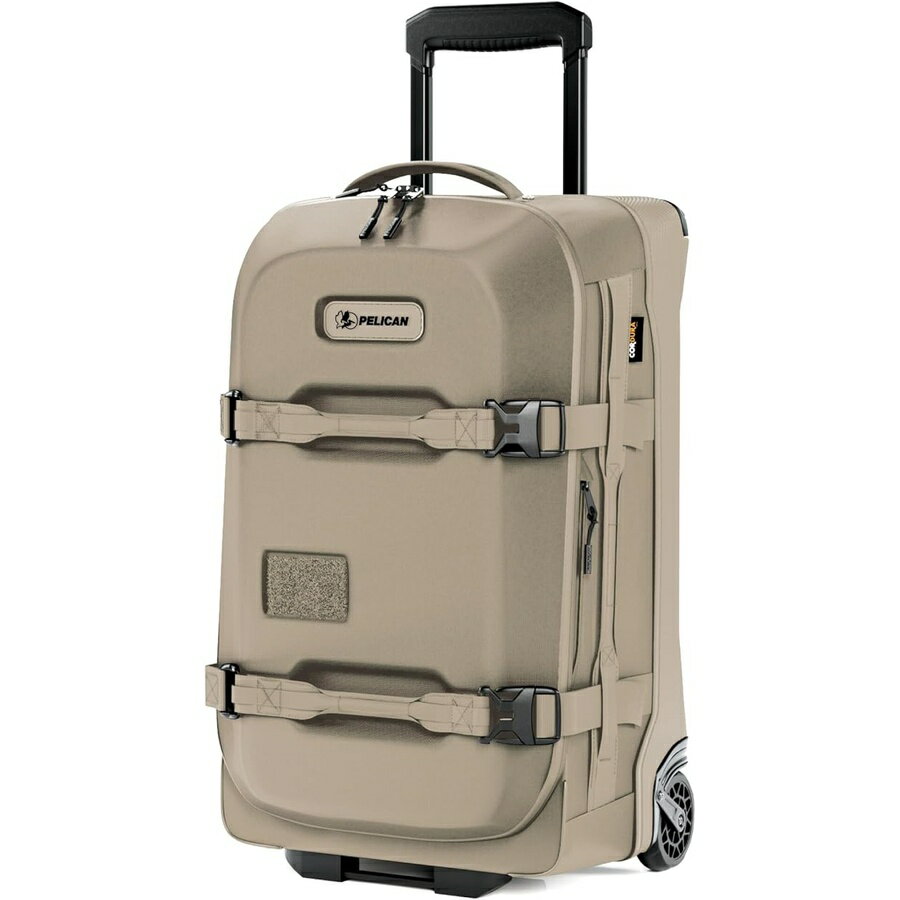 Rakuten - ペリカン Aegis Luggage 車輪付き機内持ち込みダッフルバッグ 22 インチ キャリーケース 航空会社承認済み (サンド) Pelican Aegis Luggage Carry On Duffel Bag with Wheels 22 Inch Carry On Bag Airline Approved (Sand)