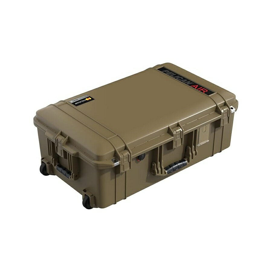 Rakuten - ペリカン エア 1595 多目的ハードケース フォームなし (空のケース) カメラ ドローン 機器 ギア 電子機器 陸上競技 キャンプ 旅行 ピストル用 (OCP タン) Pelican Air 1595 Multi-Purpose Hard Case no Foam (Empty Case) for Camera, Drone, Equipment