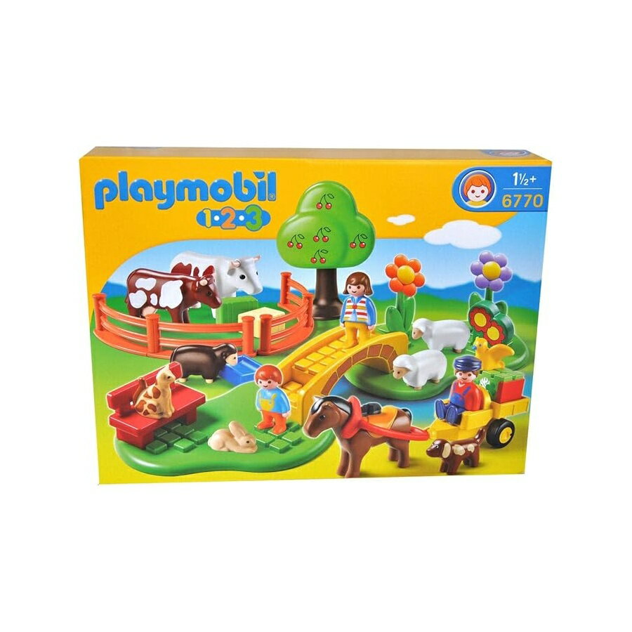 プレイモービル 1.2.3 田舎のおもちゃ Playmobil 1.2.3 Countryside Toy