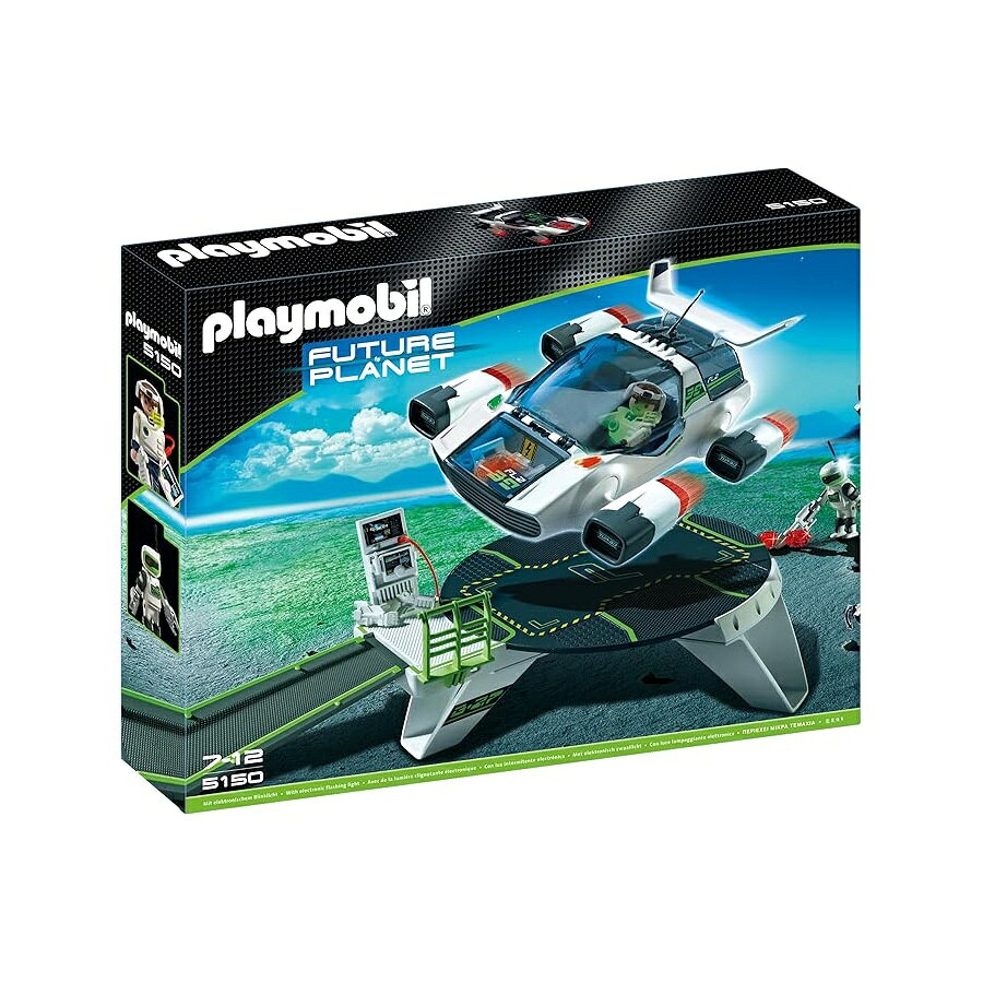 プレイモービル E-レンジャー ターボジェット 建設セット 発射台付き Playmobil E-Rangers Turbojet Construction Set with Launch Pad