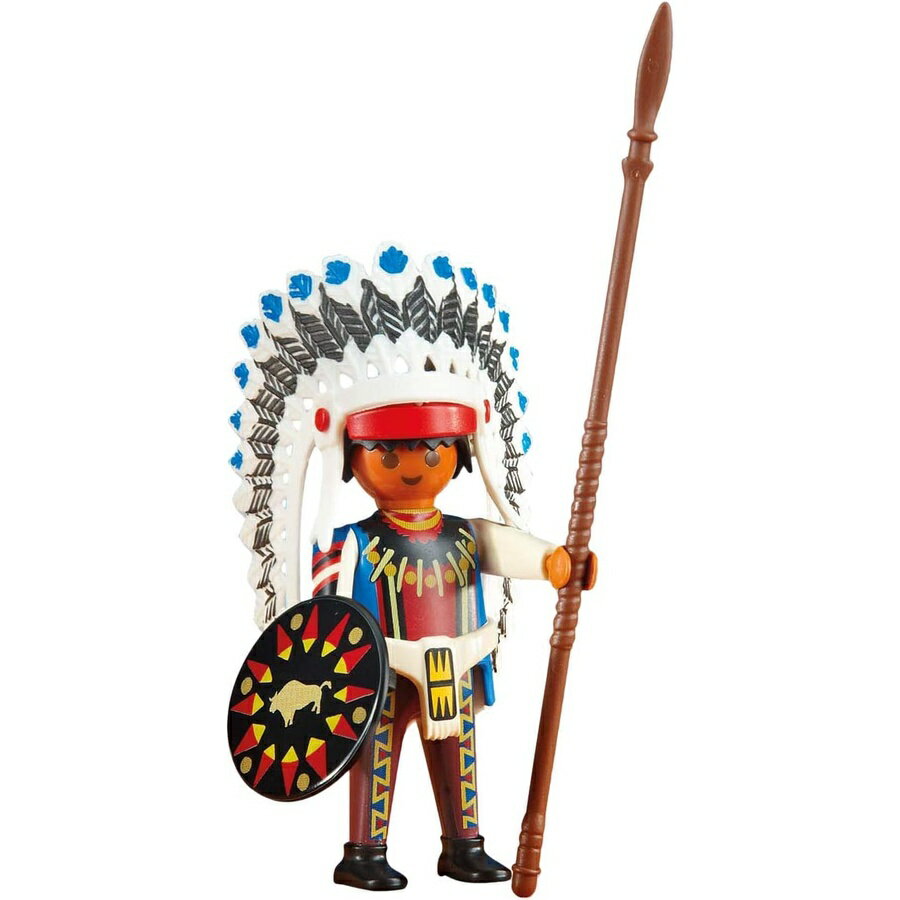 乐天商城 - プレイモービル アドオン シリーズ ネイティブ アメリカン チーフ II Playmobil Add-On Series Native American Chief II