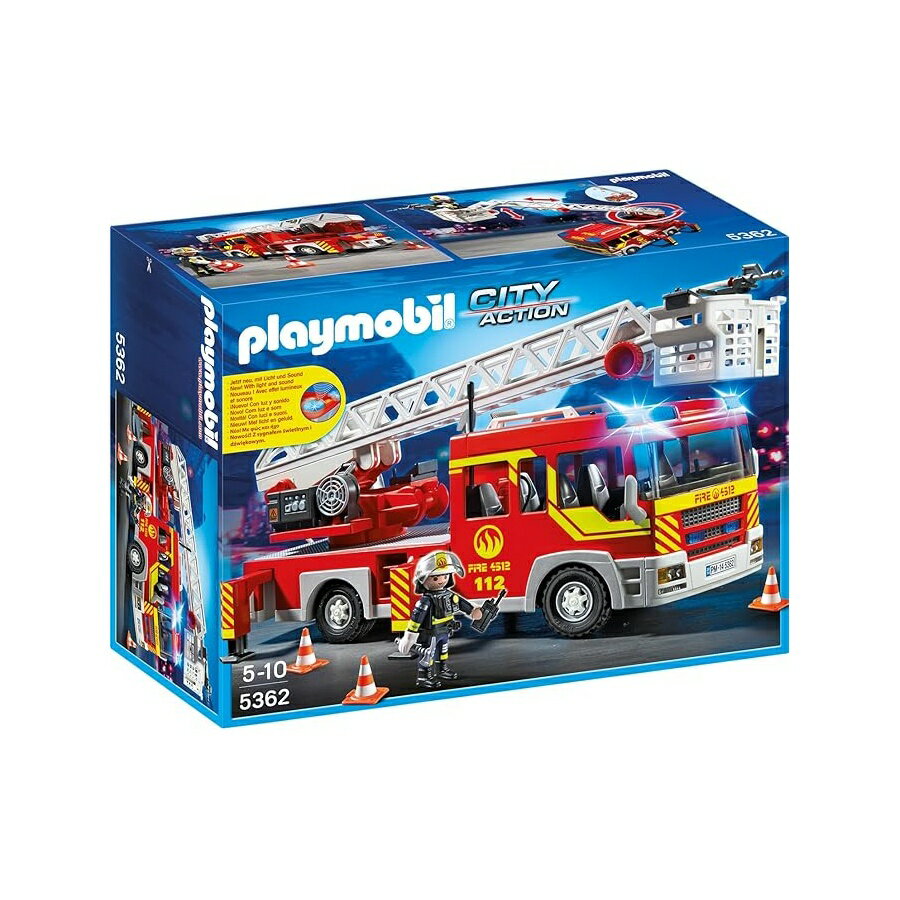 プレイモービル ラダーユニット ライト＆サウンドセット付き Playmobil Ladder Unit with Lights & Sound Set