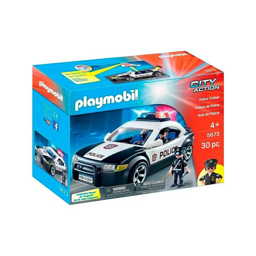Rakuten - プレイモービル ポリス クルーザー プレイセット Playmobil Police Cruiser Playset