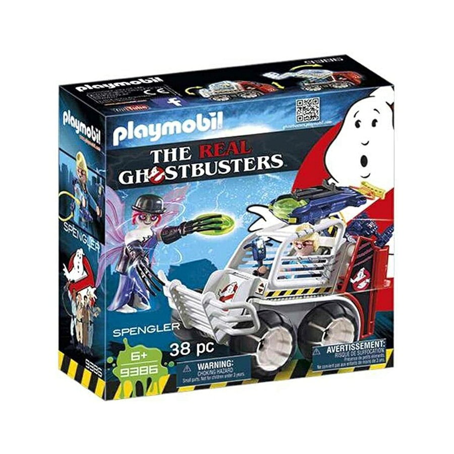 PLAYMOBIL Spengler ケージ付きカー組み立てセット マルチ PLAYMOBIL Spengler with Cage Car Building Set, Multi