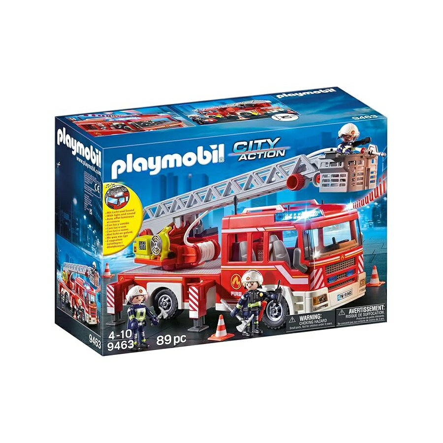 樂天商城 - プレイモービルファイヤーラダーユニット Playmobil Fire Ladder Unit