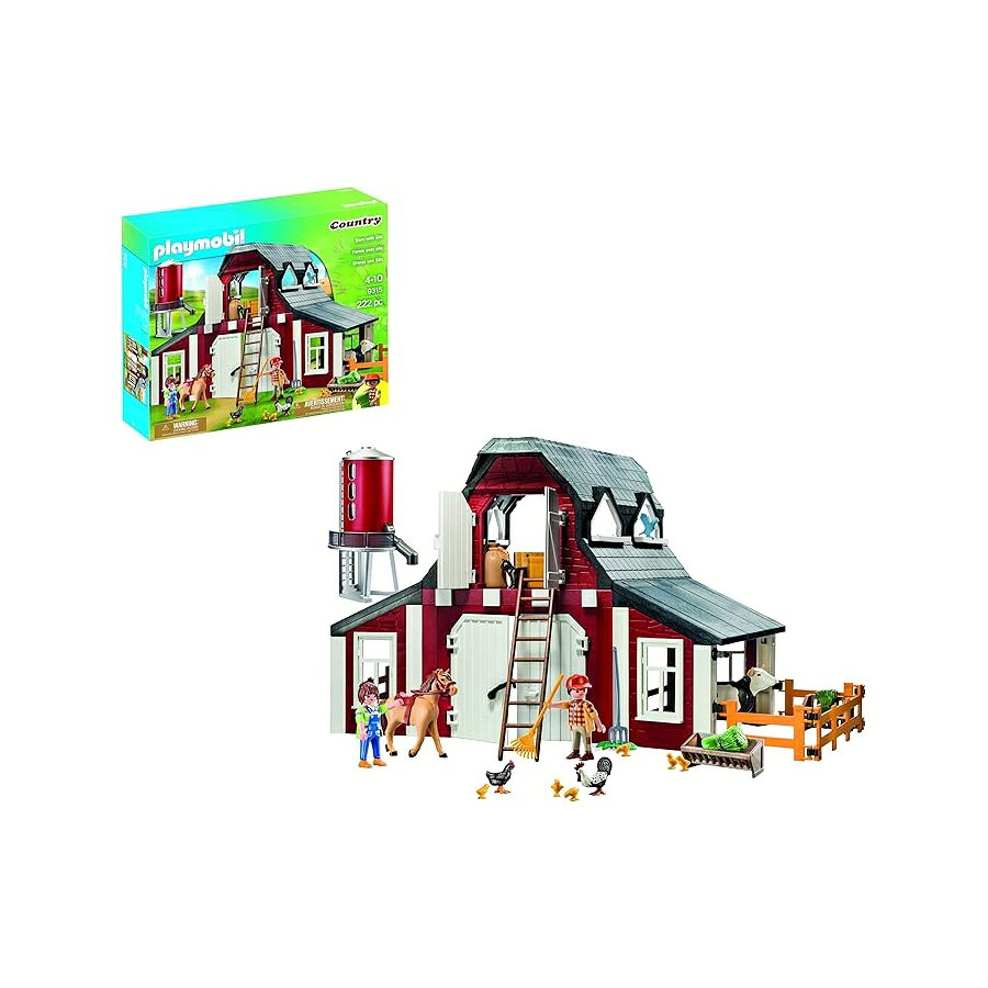 PLAYMOBIL サイロ付き納屋 PLAYMOBIL Barn with Silo