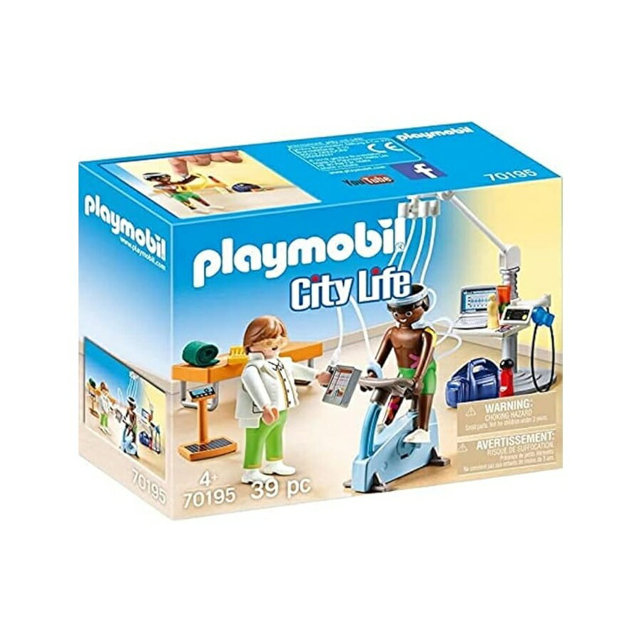 プレイモービル理学療法士プレイセット Playmobil Physical Therapist Playset